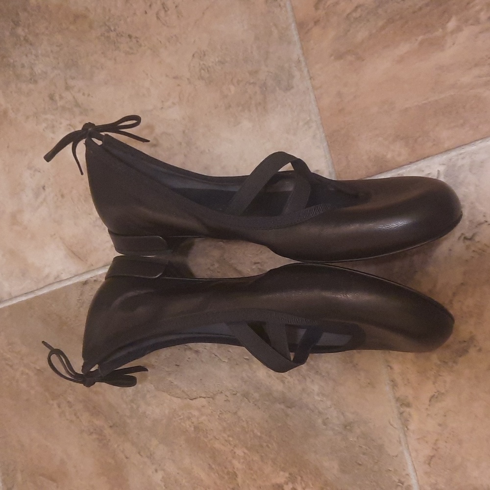 Stuart Weitzman Black Ballet Flats size 5 - Picture 2 of 7